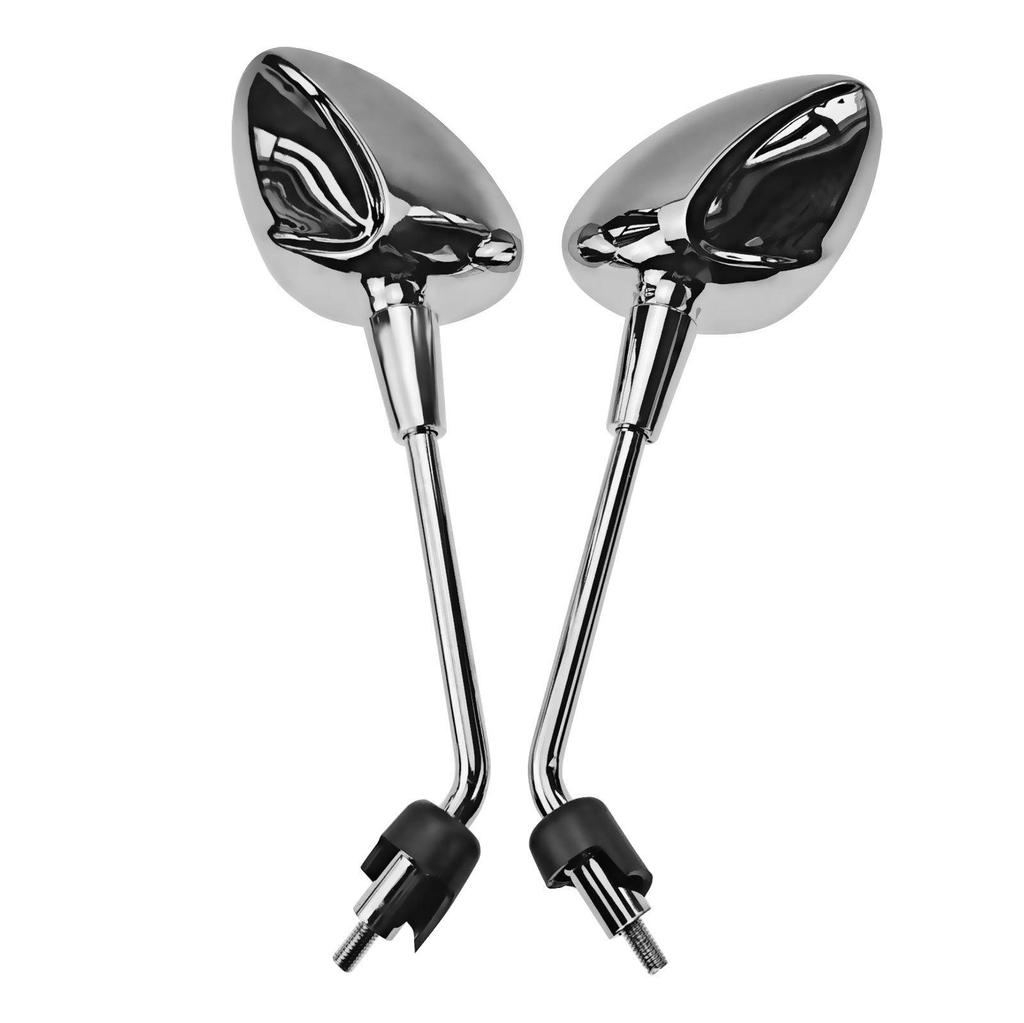 Vespa Sprint 150 GTV Silver Rhombus Rearview Backup Mirror