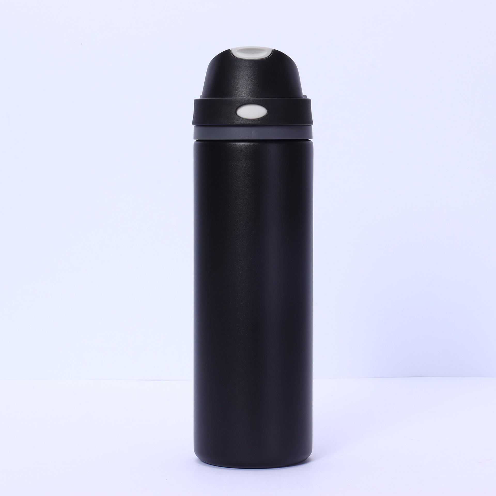 Hot-selling Stainless Steel Insulated Cups Large-capacity Portable Hand-held Sports Water Cups Car-mounted Handle Insulated Cups 500ml