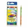 Pencils, triangular, double-sided, 12 pcs. 24 colors 396696