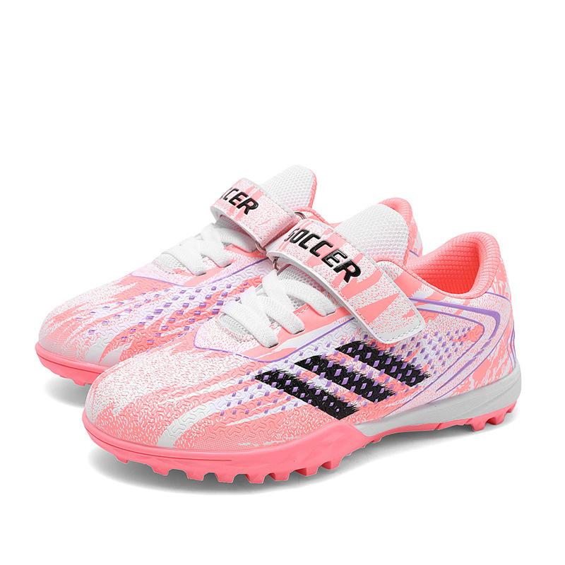 Nailed Teen Children Artificial Turf Football Shoes Student Broken Sneakers Men S And Women S Velcro Children S Training 30