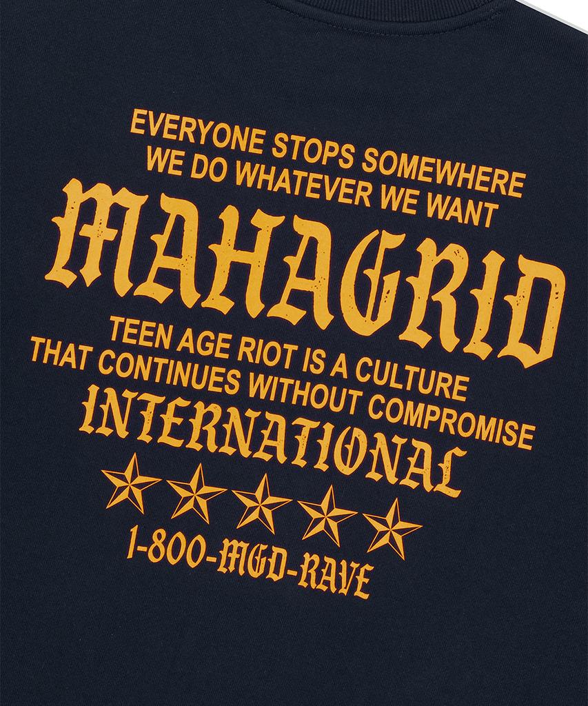 MAHAGRID International Sweatshirt Navy(Mg2Esmm452A)