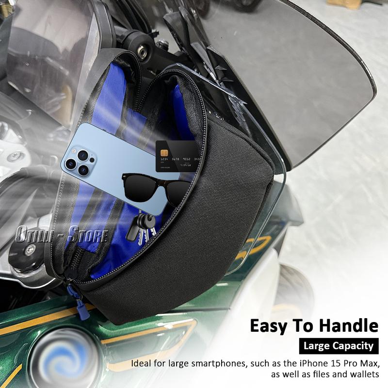 New Accessories R 1300 GS Motorcycle Wind Deflector Bag Set For BMW R1300GS Front Tool Bag Waterproof Bag Side Windshield Bags