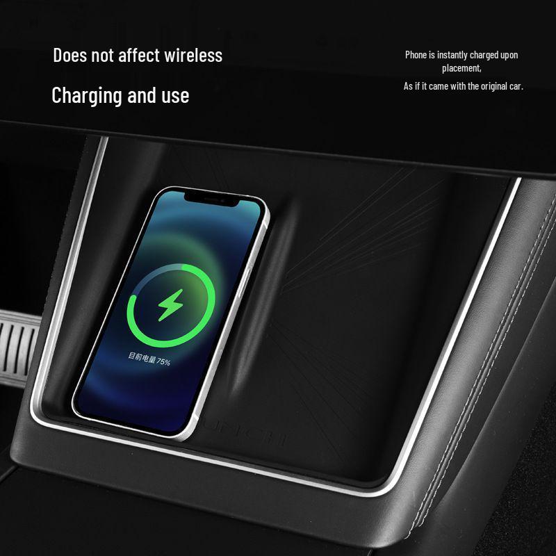 Tesla Model 3/Y Wireless Charging Silicone Console Pad