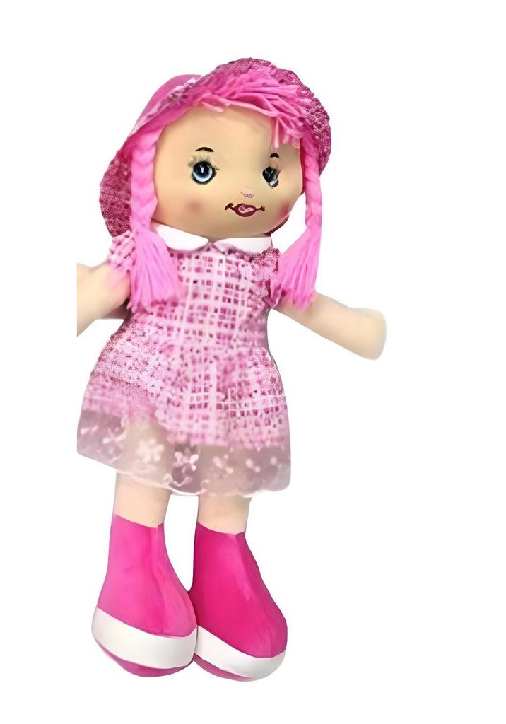 18-inch Plush Doll Set with Clothes - Girl's Gift Pillow Toy