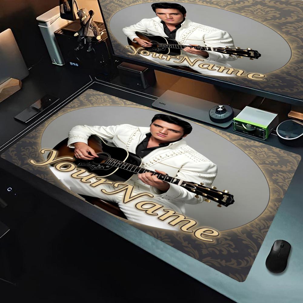 Elvis Personalized Text Mouse Pad Office Mouse Mats Office Mouse Mats Nonslip Rubber Bottom Perfect For Office Laptop Gaming Setup