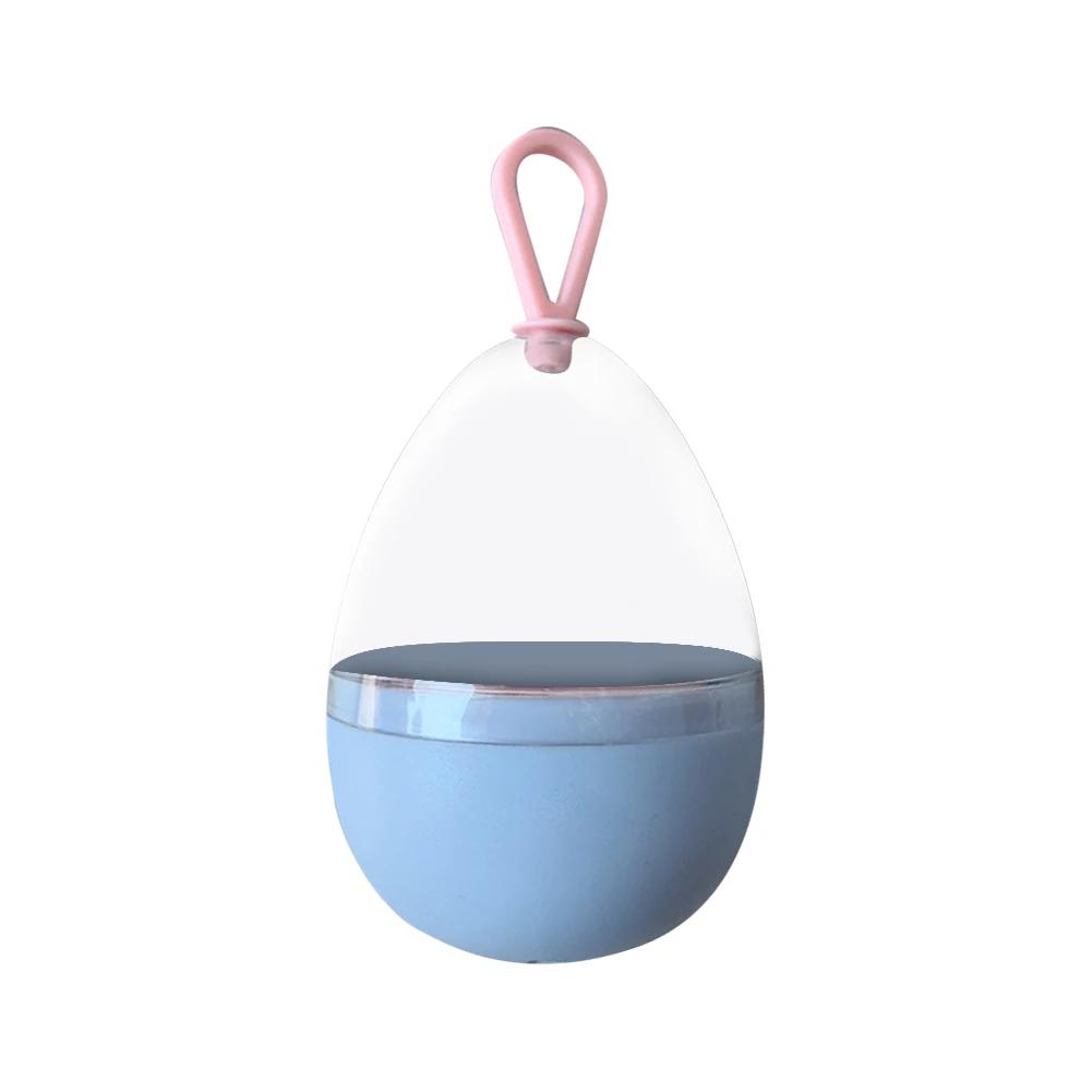 Empty Transparent Puffs Drying Box Storage Case Portable Sponge Stand Cosmetic Egg Shaped Rack Makeup Blender Puff Holder