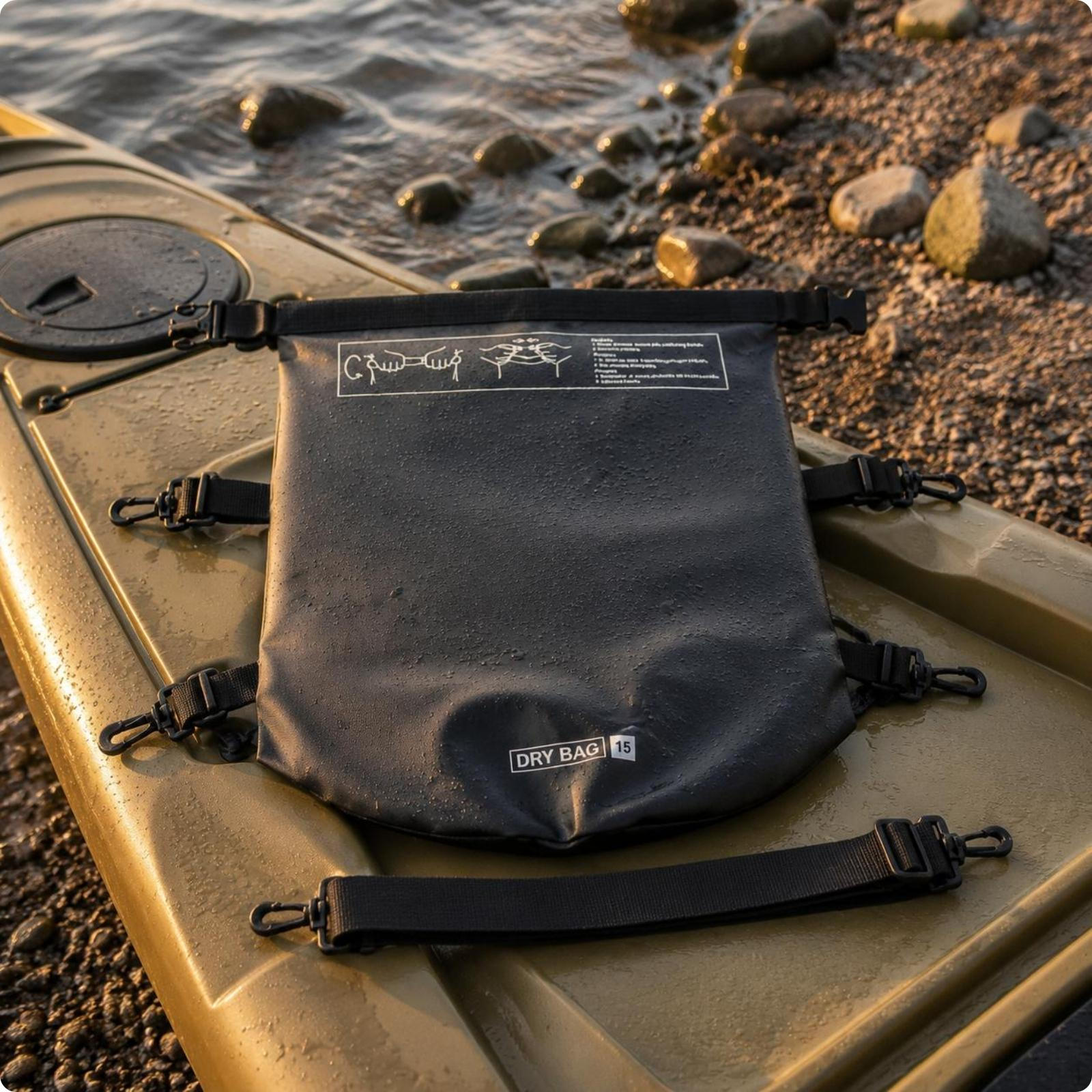 Waterproof Paddleboard Storage Bag Outdoor Paddle Dry Board Marine Use for Kayaking, Sea, River