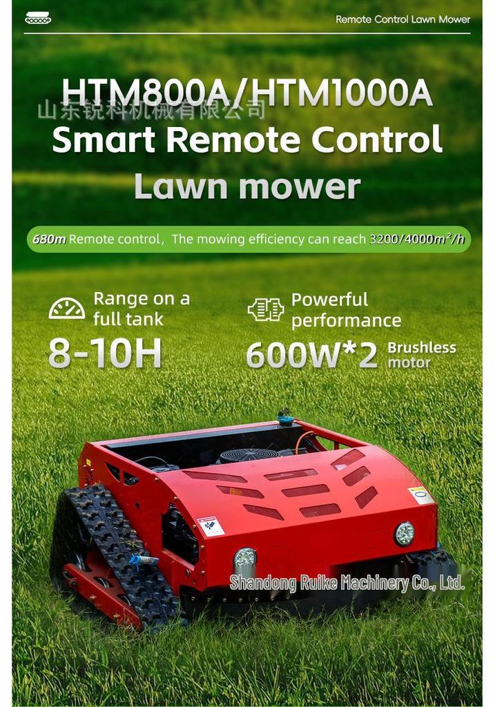Remote Control Lawn Mower with CE & EPA Certification for Mountain, Riverbank, Orchard Weeding and Mowing