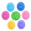 Parent-child Hand Inkpad Fingerprint Baby Care Air Hand Foot Inkpad Drying Soft Clay Baby Handprint Footprint Imprint Casting