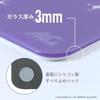 Allone Sanrio Characters Kuromi Gaming Glass Mouse Pad PC Controller Set 38.5933cm Computer Game Tempered Purple Rapid Fire Function Wired Connection