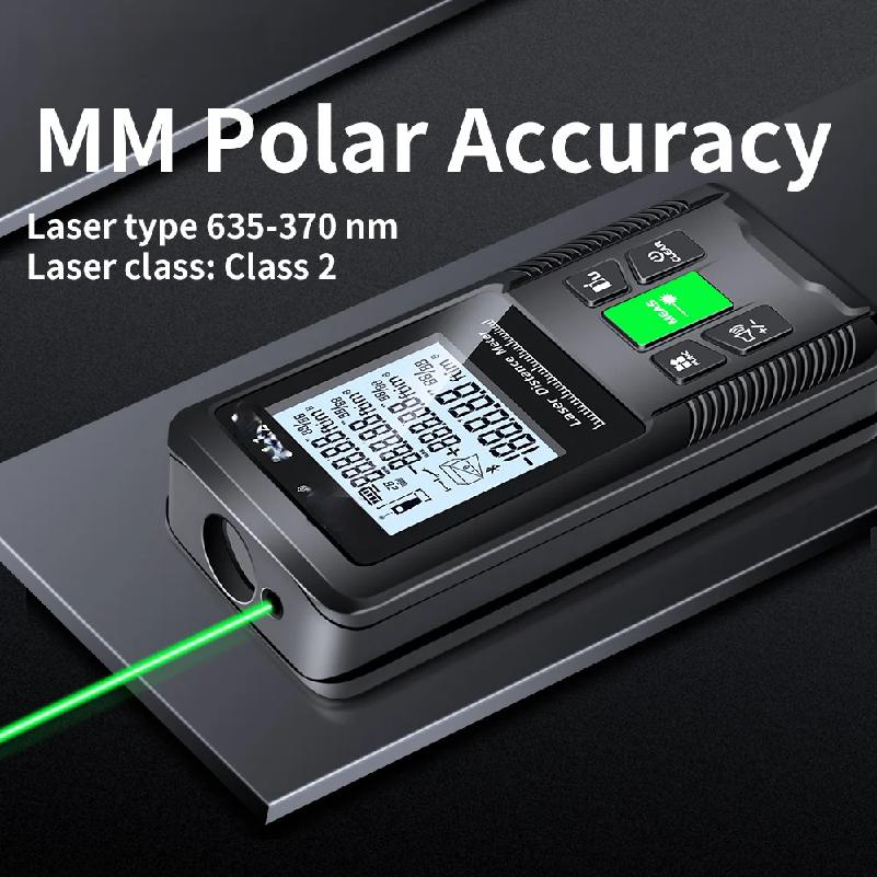 Laser Distance Meter 40m 50m 70m 100m 120m Rangefinder Digital Range Finder Trena Roulette Ruler Distance Measuring Tape