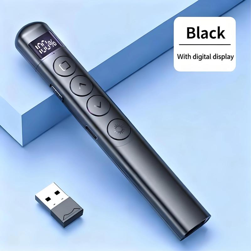 

Кликер с красной указкой 100 дней в режиме ожидания Беспроводной презентационный кликер Эргономичный Класс Инструмент Презентационные принадлежности