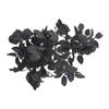 Black Artificial Rose Vines 175cm Halloween Garland Halloween Rose Leaf Vines  Table Centerpiece