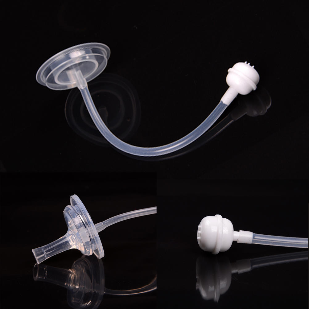 1 Set Baby Newborn Wide Mouth Bottle Feeder Milk Bottle Flexible Rotatable Straw