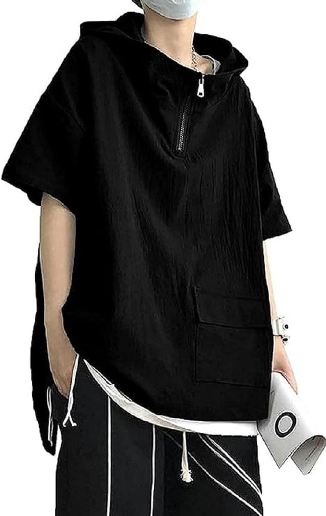 Summer Spring Short Sleeve Pullover Tops Hoodie Plain Thin Plain White Hoodie Hoodie Summer Clothes Spring Clothes Spring Summer Summer Moisture