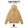 Carhartt Style Hooded Zip-Up Sweatshirt Mens Loose Fit Cotton Fleece Pullover Daily Casual Wear