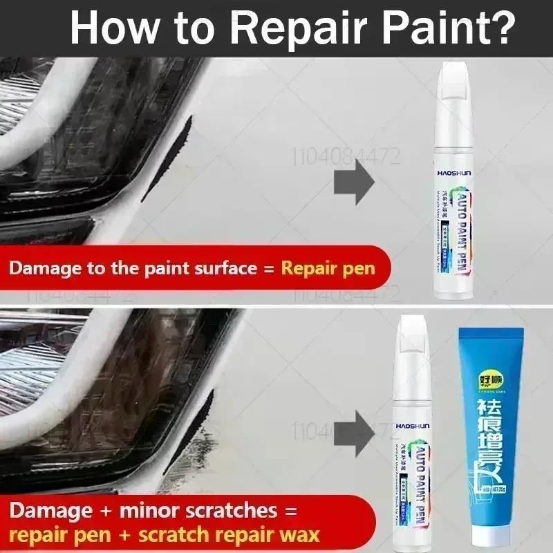 Paint Repair Pen Touch Up Scratch Remover DIY Auto Accessories Black White For Land Rover Range Rover Sport 2005-2025 L320 L494