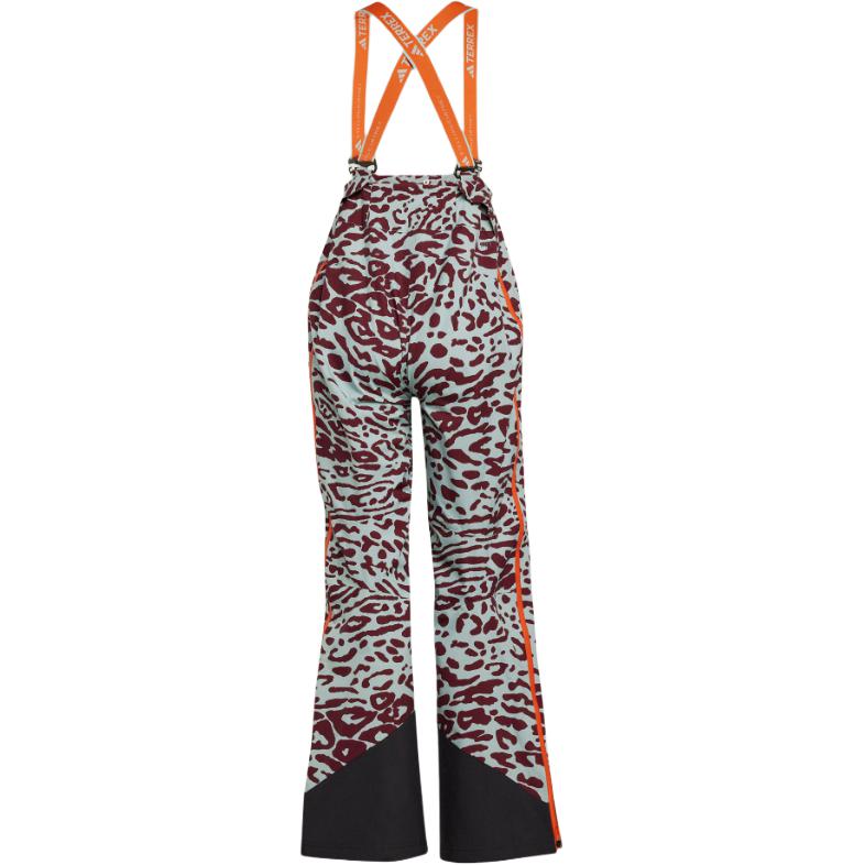 Adidas X Stella McCartney Truenature 2L Tracksuit Bottoms Fashion Print Comfortable Overalls Women bottoms Steam-Green Dark-Red IW3872