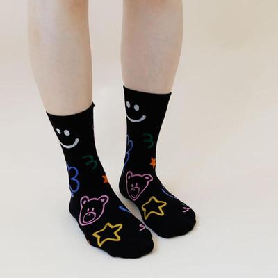 Smile Sketch Women's Socks