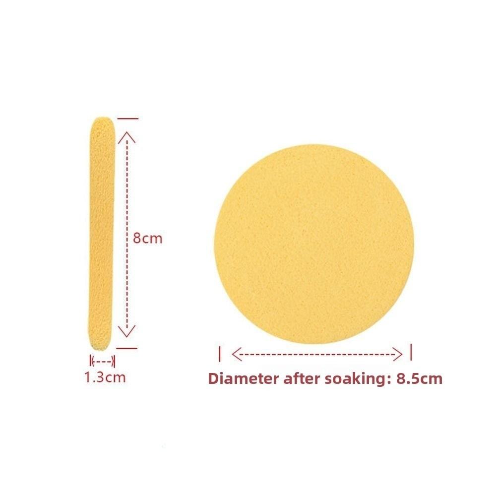 12PCS/Set Facial Clean Pad Cosmetic Puff Skin Care Facial Clean Washing Sponges  Women