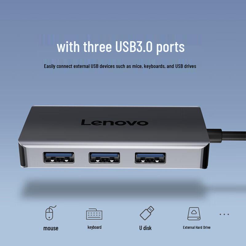Lenovo USB-C Multiport Hub with Gigabit Ethernet