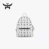 MCM Stark Mini Unisex Visetos Studded Backpack