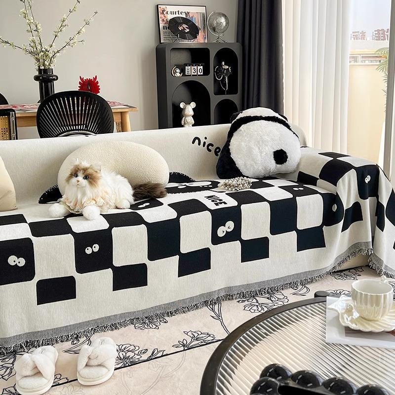 Sofa Cover Towel Four Seasons Universal Anti-Scratching Sofa Cover Cloth Sofa Cover Full Covered Non-Slip Sofa Cover Dustproof