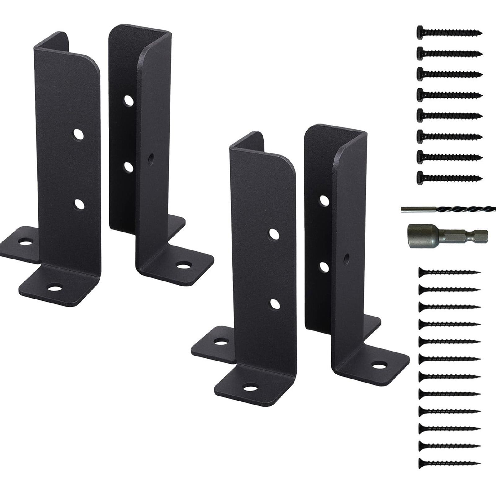

Sturdy Metal Deck Post Anchors Base Brackets with Adjustable Height for Outdoor Deck Installation and Maintenance