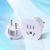 Flame Retardant Plastic Travel Wall Plug Adapter for AU, US, JP, UK, EU Worldwide Travel