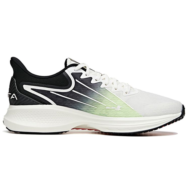 Anta Running Shoes 1st Generation Comfortable Shock Absorption Non-Slip Wear-Resistant Breathable Low-Top Men sneaker White Black Green 112125585-9