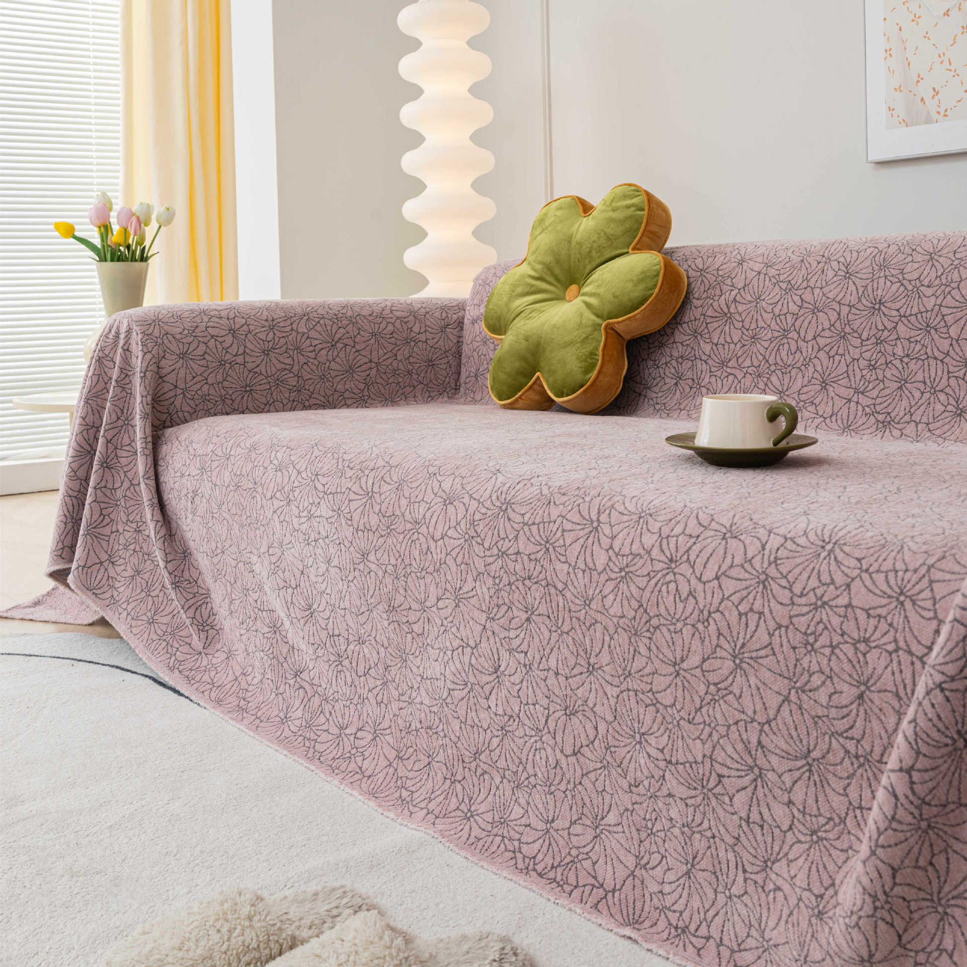 

Чехол для дивана, водонепроницаемый и устойчивый к царапинам от кошек, полотенце для дивана, шенилл, всесезонный, простой, универсальный чехол для дивана 180*130cm