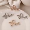 2pcs Modern Snake Form Hairpins Fashion Bangs Clip Retro Barrettes Jewelry Headwear Accessories Hair Styling Tool