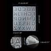 Silicone Alphabet Mould,Letter Non-Stick Chocolate Moulds,Baking Mold,Handmade Wax Resin Moulds,DIY Letter Jewelry Molds