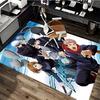 1 Stück Anime Cartoon Design Jujutsu Kaisen Charaktere Bürostuhlmatte Rutschfester Teppich Geeignet für Heimdekoration Wohnzimmer Schlafzimmer Spielzimmer Festival Geschenk