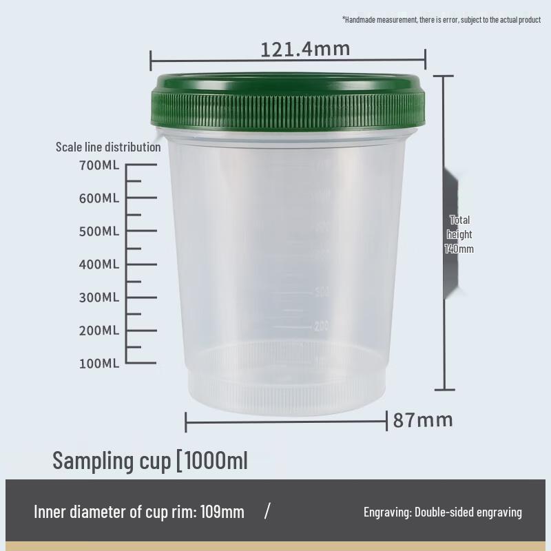 

Graduated Specimen Formalin Sample Cups (10-Pack)