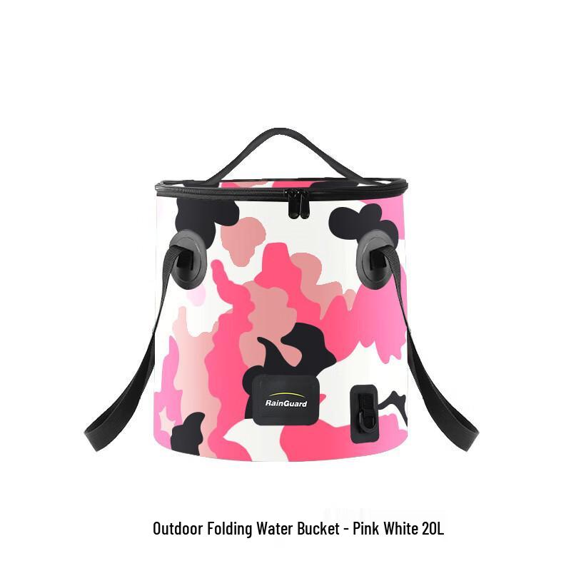 OLOMM Outdoor Portable Folding Waterproof Bucket 20L