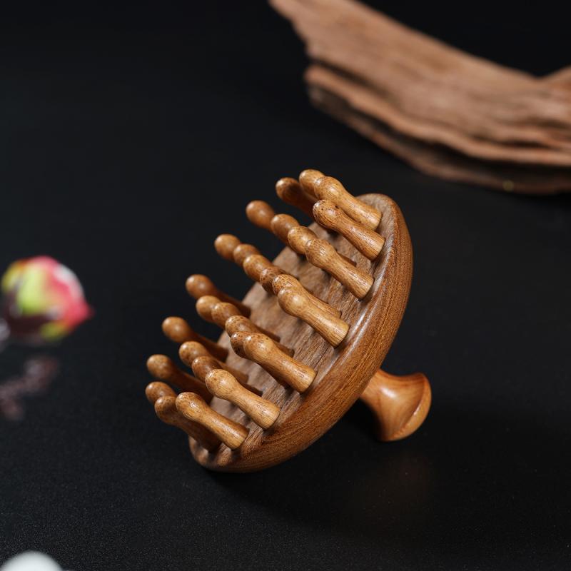 Wooden Hair Brush for Hair Growth Hairbrush Wood Scalp Massager Travel Scalp Massage Brush Air Cushion Hair Brush for Women