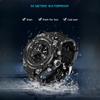 SANDA Fashion Trend Electronic Watch Multifunctional Waterproof Wristwatch
