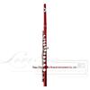LADE 16-Hole C Key Colored Flute for Children, Students, & Adults - Professional Western Musical Instrument.