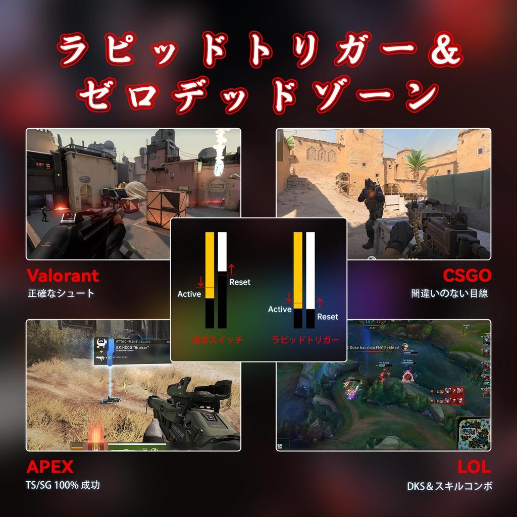 MAMBASNAKE x ATTACK SHARK X68PROHE X11 Gaming Keyboard and Mouse Rapid Trigger Magnetic 3 8Khz PBT Super PAW3311 RGB Magnetic Charging Base Black