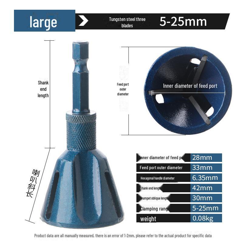 External Deburring and Chamfering Tool for Screws and Bolts