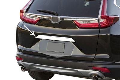 Numaranın üzerinde krom şerit (paslanmaz çelik) Honda CRV 2017-2022 için