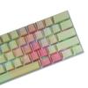 Thick PBT Dye Sub Keycaps Top Printed Fronts 108-Key   Rainbow Keycap For MX hes Gaming Mechanical Keyboard