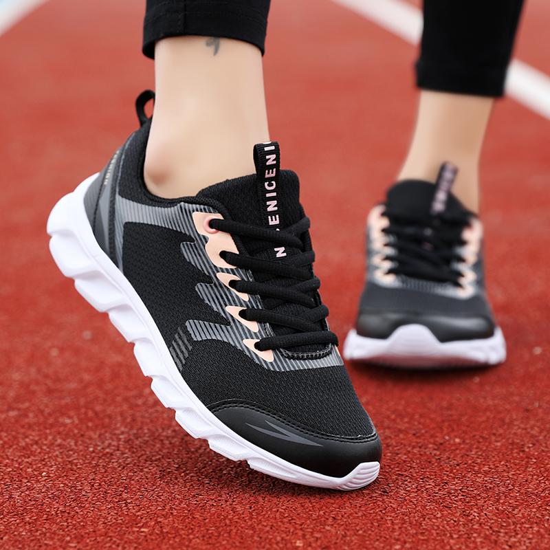Fashion Sneakers Women Breathable Fashion Running Shoes Comfortable Casual Tenis Lightweiht Sports Shoes Size 35-41 Lightweight Seasons