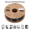 Black PLA Plastic Filament 1KG 1.75mm 3D Printer Filament 30‑600mm/s High Speed Printing Consumable for Ender 3