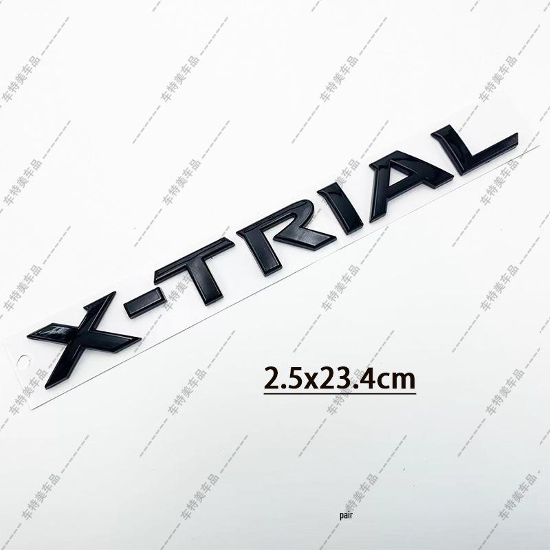 QASHQAI/X-TRAIL Naklejka z literami angielskimi na logo samochodu do dekoracji bagażnika