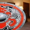 Ragnar Lothbrok Wooden Shield Viking Round Wall Art, Norse Cosplay Prop  Medieval Warrior Decor, Halloween or LARP Gift