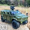 1:18 Dongfeng M-terrain Legierungsauto Spielzeug Miniaturmodell Diecast Militärfahrzeug Sound Licht Rückzug Türen geöffnet Kind Weihnachtsgeschenk