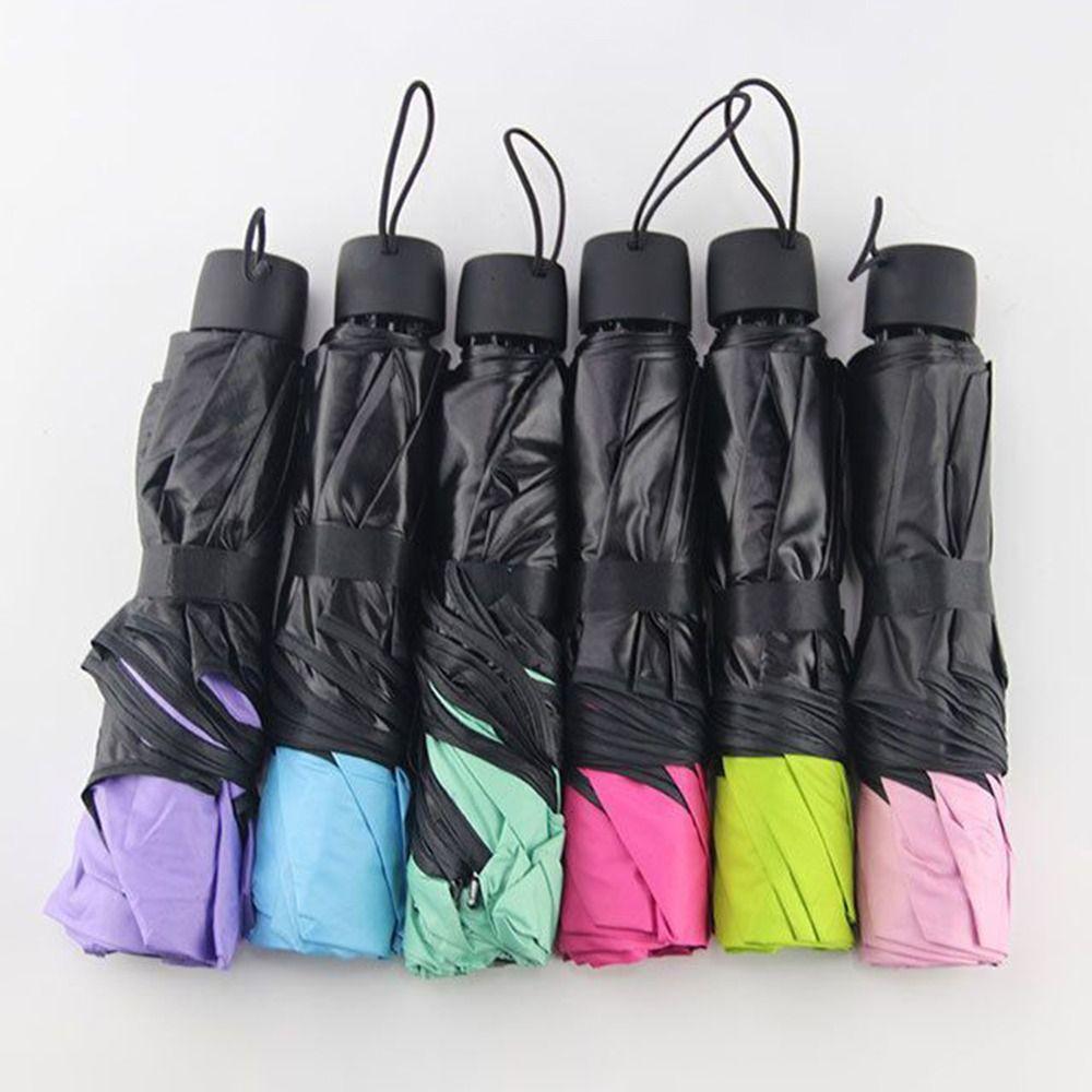 Dual Use Sun Umbrella UV Protection Folding Rain Umbrella Compact Women's Parasol  Rain