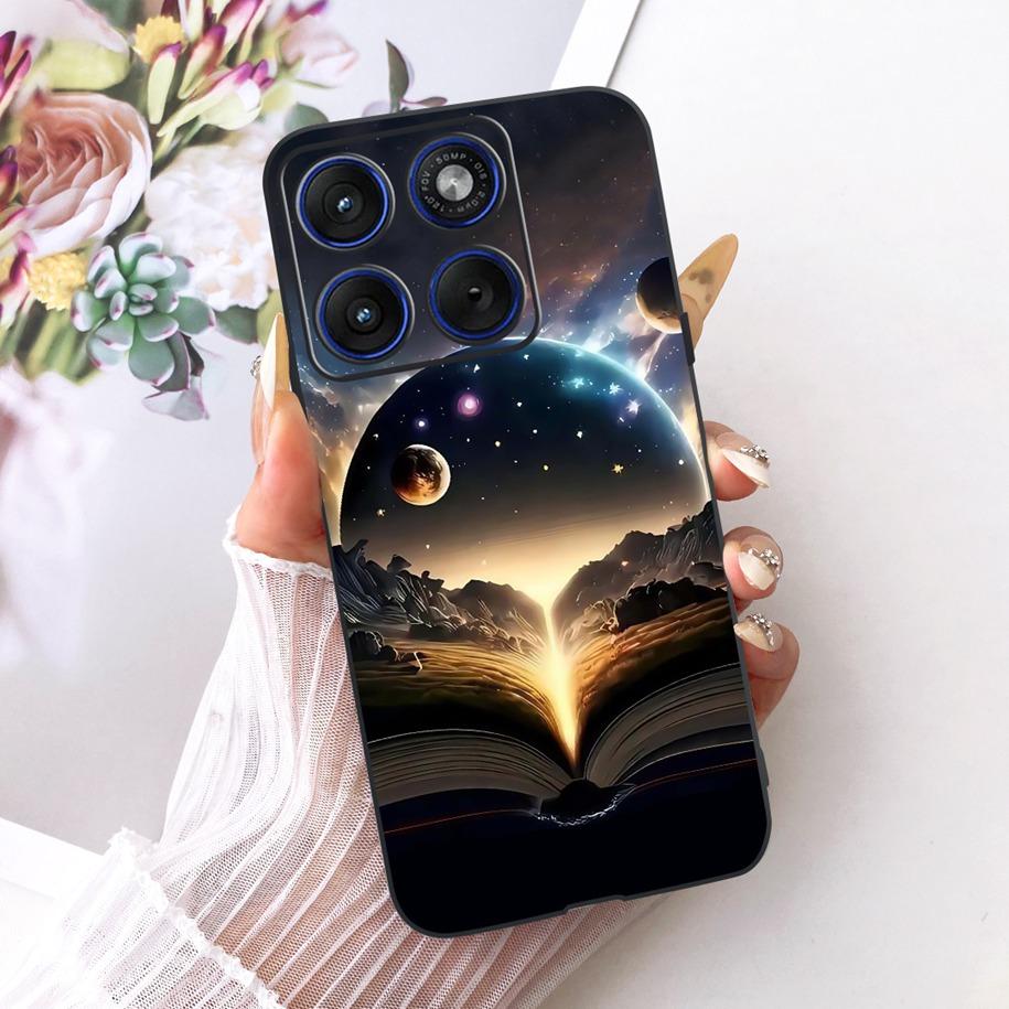 6.7" For Motorola Edge 70 Phone Case Luxury Dragon Cartoon Cover Soft Black Silicone Shell For Motorola Edge70 Moto X70 Air Etui